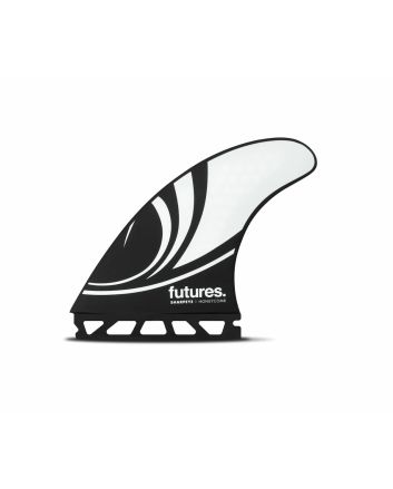 Quillas para tabla de Surf Futures Sharp Eye Honeycomb Negro-Blanco Truster Large