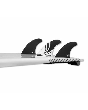 Quillas de Surf Futures Sharp Eye Honeycomb Negro-Blanco Thruster Medium