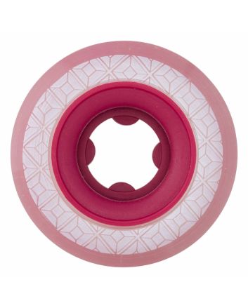 Ruedas de Skateboard Ricta Shanahan Crystal Cores 53mm 95a transparentes y rojas