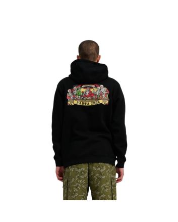 Hombre con sudadera de capucha Santa Cruz Guzman Scroll Front Negra