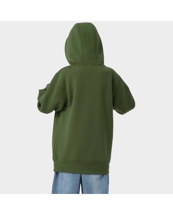 Niña con Sudadera de capucha Santa Cruz Youth Classic Dot Verde Dark Moss