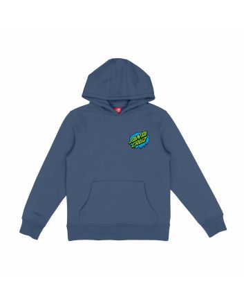Sudadera con capucha Santa Cruz Youth Slime Dot azul para niño/a 6-14 años