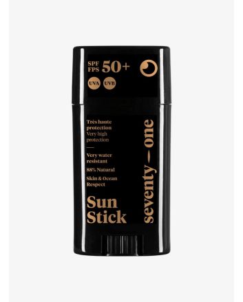 Crema protectora solar facial en barra Seventy One The Pacha Mama Face Sun Stick 50+ Marrón