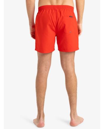 Hombre con Bañador Quiksilver Everyday Solid Volley 15'' rojo