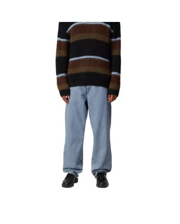 Hombre con Pantalón vaquero Carhartt WIP Single Knee Azul Stone Bleached