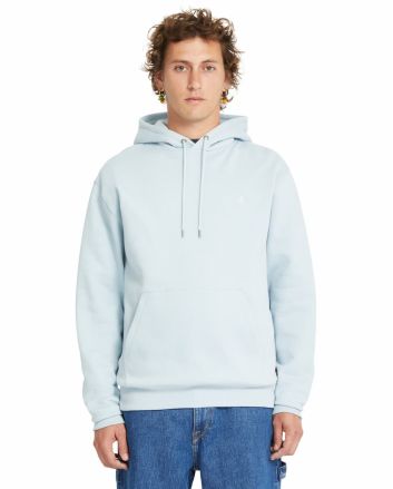 Hombre con sudadera de capucha Volcom Single Stone Azul Celeste