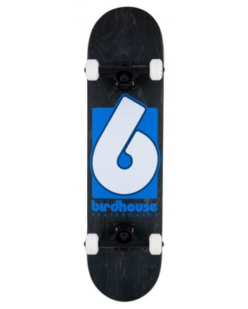 Skate Completo Birdhouse Stage 3 B Logo 8.0" negro y azul 