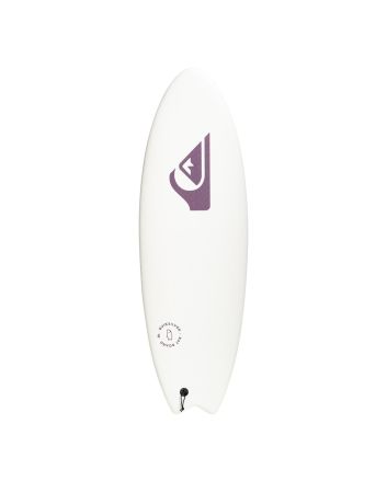 Tabla de Surf Softboard Quiksilver Bat 5'6" 38 Litros blanca