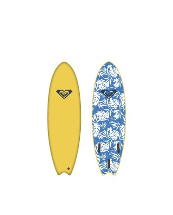 Tabla de Surf Softboard Roxy Bat 6'0" x 21 x 3  amarilla 47 Litros
