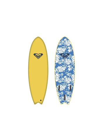 Tabla de Surf Softboard Roxy Bat 6'6" 22 x 3 1/8 53 Litros amarilla 