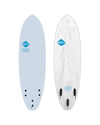 Tabla de Surf Softboard Sabre 6'6" x 21 1/4" x 3" Ice Blue 45 Litros FCS II 