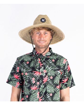 Hombre con Sombrero Protector de Paja Hurley Weekender Lifeguard Hat 