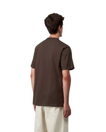 Hombre con camiseta de manga corta Carhartt WIP Script Vitola-Citadel