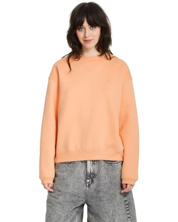 Mujer con Sudadera Volcom Stone Heart Up Pale Peach 
