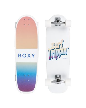 Surfskate Completo Roxy Trippin 31.2" x 9.6" blanco