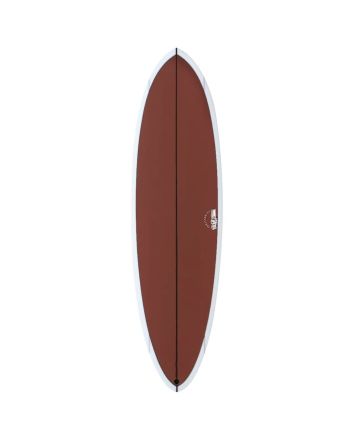 Tabla de Surf Mid-Length JS Industries Big Baron 6'2" 34,4 Litros Color Rust Twin Fin 