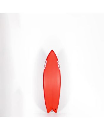 Tabla de Surf Shortboard Pukas Chris Christenson Pegaso 5'8" 32,01L Roja FCS 2 Twin Fin 