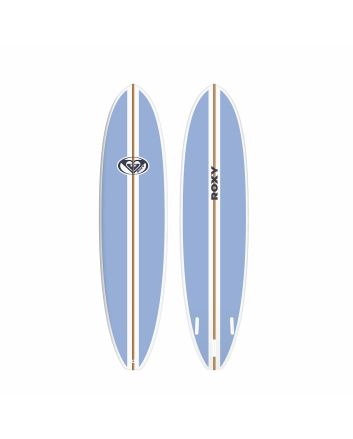 Tabla de Surf Funboard Roxy Mini Mal 7'0 Azul 46,2 Litros Sistema de Quillas Futures 