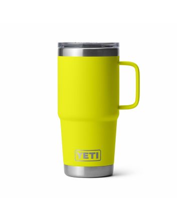 Taza termo de viaje Yeti Rambler 20oz Travel Mug con Tapa Stronghold color amarillo Firefly Yellow
