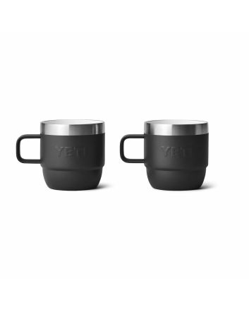 Pack de 2 Tazas de café Yeti Rambler 6oz Espresso Stackable Mugs color negro