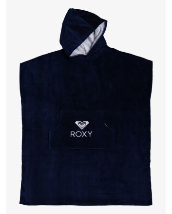 Poncho para surf Roxy Stay Magical azul marino para mujer 
