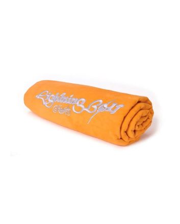 Toalla de playa Lightning Bolt Embroidery Towel amarillo mostaza