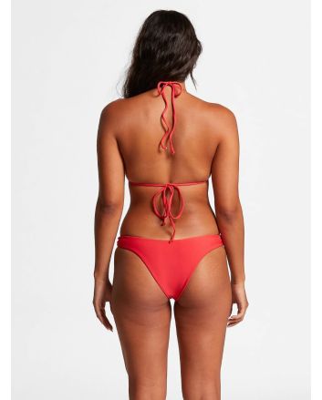 Mujer con sujetador de bikini triangular Simply Seamless rojo 