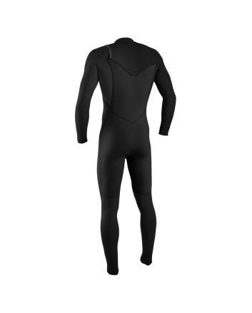 Traje de surf O’Neill Hyperfreak 3/2+ mm negro con cremallera en el pecho para hombre