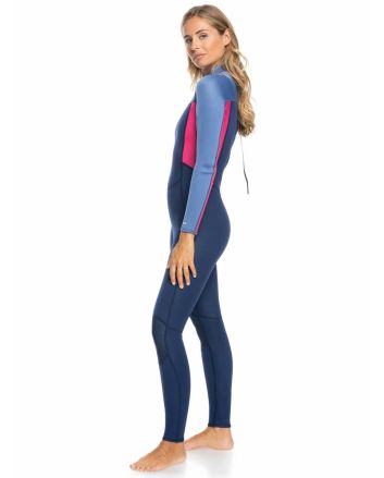 Mujer con Traje de surf con cremallera posterior Prologue 5/4/3mm Azul Marino 