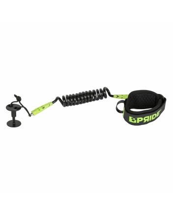 Invento Bodyboard Pride Tristan Roberts Biceps Leash 8mm PPS Negro-Verde