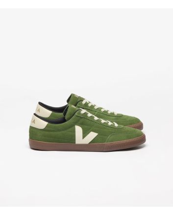 Zapatillas de ante Veja Panenka Suede Verde Militar, Beige y Marrón Unisex