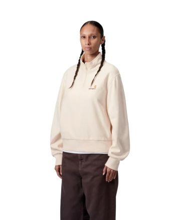 Mujer con Sudadera Carhartt WIP W' American Script High Neck Beige  Natural 