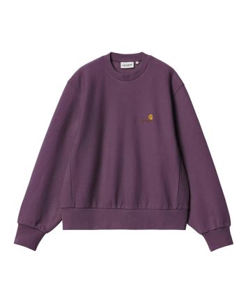 Sudadera Carhartt WIP W' American Script Sweatshirt Huckleberry para mujer