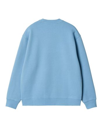 Sudadera Carhartt WIP W' Carhartt Sweatshirt Azul Bluebird-Fleur De Sel para mujer