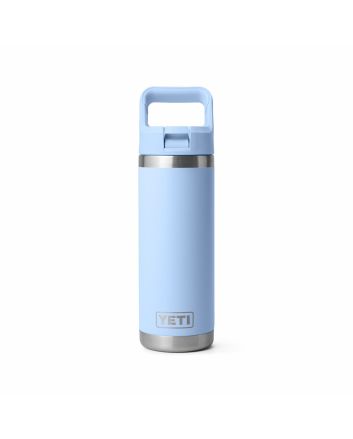 Botella térmica para agua Yeti Rambler 18oz con tapón con pajita integrada color Big Sky Blue