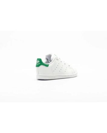 Zapatillas Adidas Stan Smith I para bebé blancas y verdes