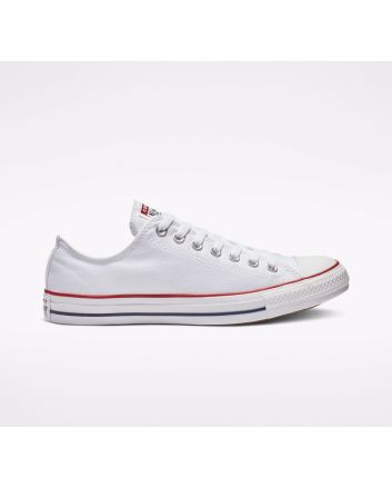 Zapatillas de lona Converse Chuck Taylor All Star Classic bajas en color blanco