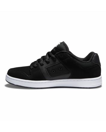 Zapatillas Skate de cuero DC Shoes Manteca 4 negras y blancas para hombre
