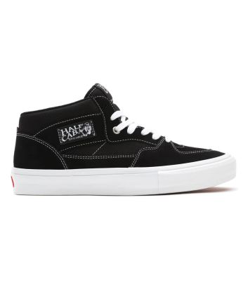 Zapatillas de Skate Vans Half Cab negras y blancas Unisex