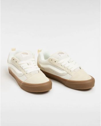 Zapatillas de ante Vans Knu Skool color beige con suela de goma Unisex