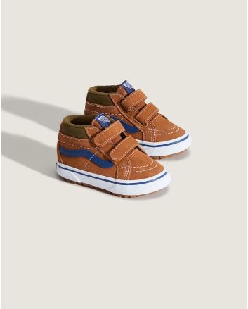 Zapatillas impermeables con velcro Vans TD SK8-Mid Reissue V Marrones para bebé 1-4 años 