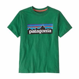 Camiseta Patagonia Kids P 6 Logo Verde Mission Mission Surf Shop
