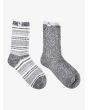Calcetines para botas Roxy 2 Pack Boot Socks negros para mujer