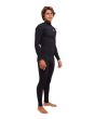 Quiksilver Highline 3/2mm traje de neopreno negro hombre lateral