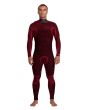 Quiksilver Marathon Sessions 3/2mm Chest Zip traje de neopreno negro hombre forro interior primaloft warm