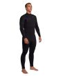 Quiksilver Marathon Sessions 3/2mm Chest Zip traje de neopreno negro hombre lateral