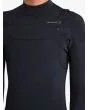 Hombre con traje de surf con cremallera en el pecho Quiksilver Everyday Sessions 5/4/3mm negro Chest Zip