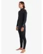 Hombre con traje de surf con cremallera en el pecho Quiksilver Everyday Sessions 5/4/3mm negro lateral