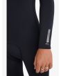 Hombre con traje de surf con cremallera en el pecho Quiksilver Everyday Sessions 5/4/3mm negro manga