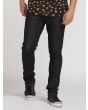 Hombre con Pantalón Vaquero Volcom 2X4 Denim Rinse azul marino